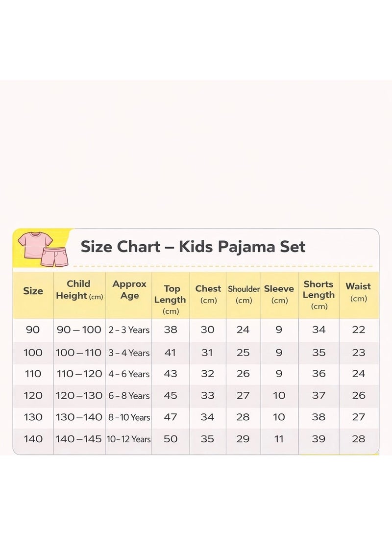 بيجاما أطفال قطن 100% - ناعم ومريح - Image 2